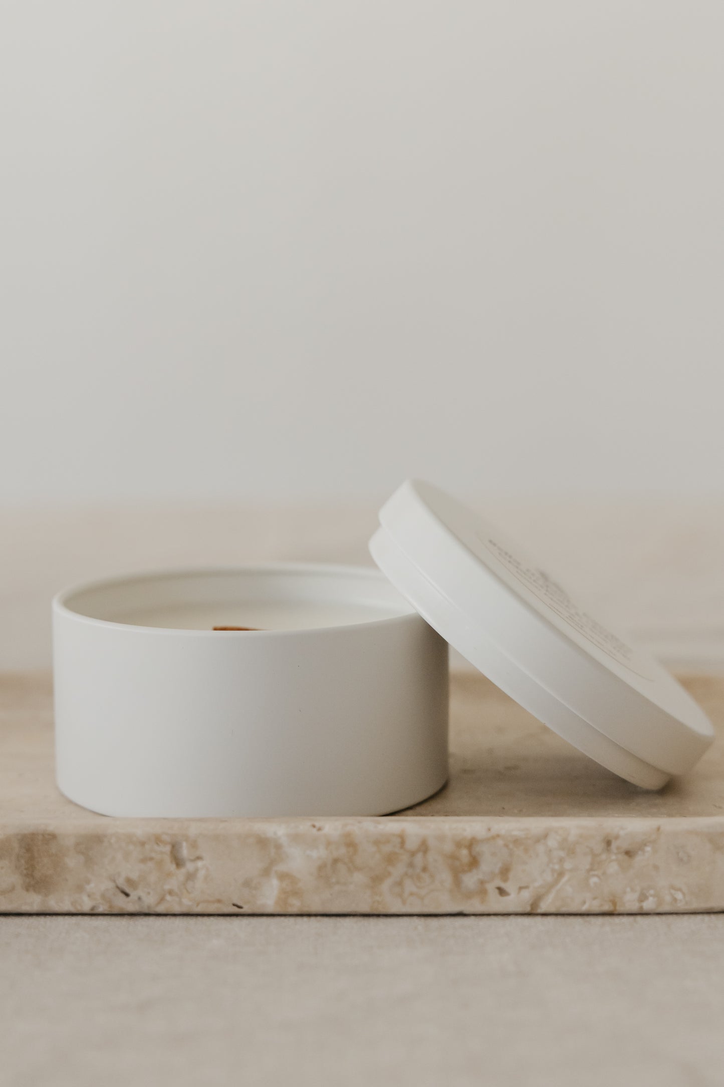 White Tin Candle - 5oz
