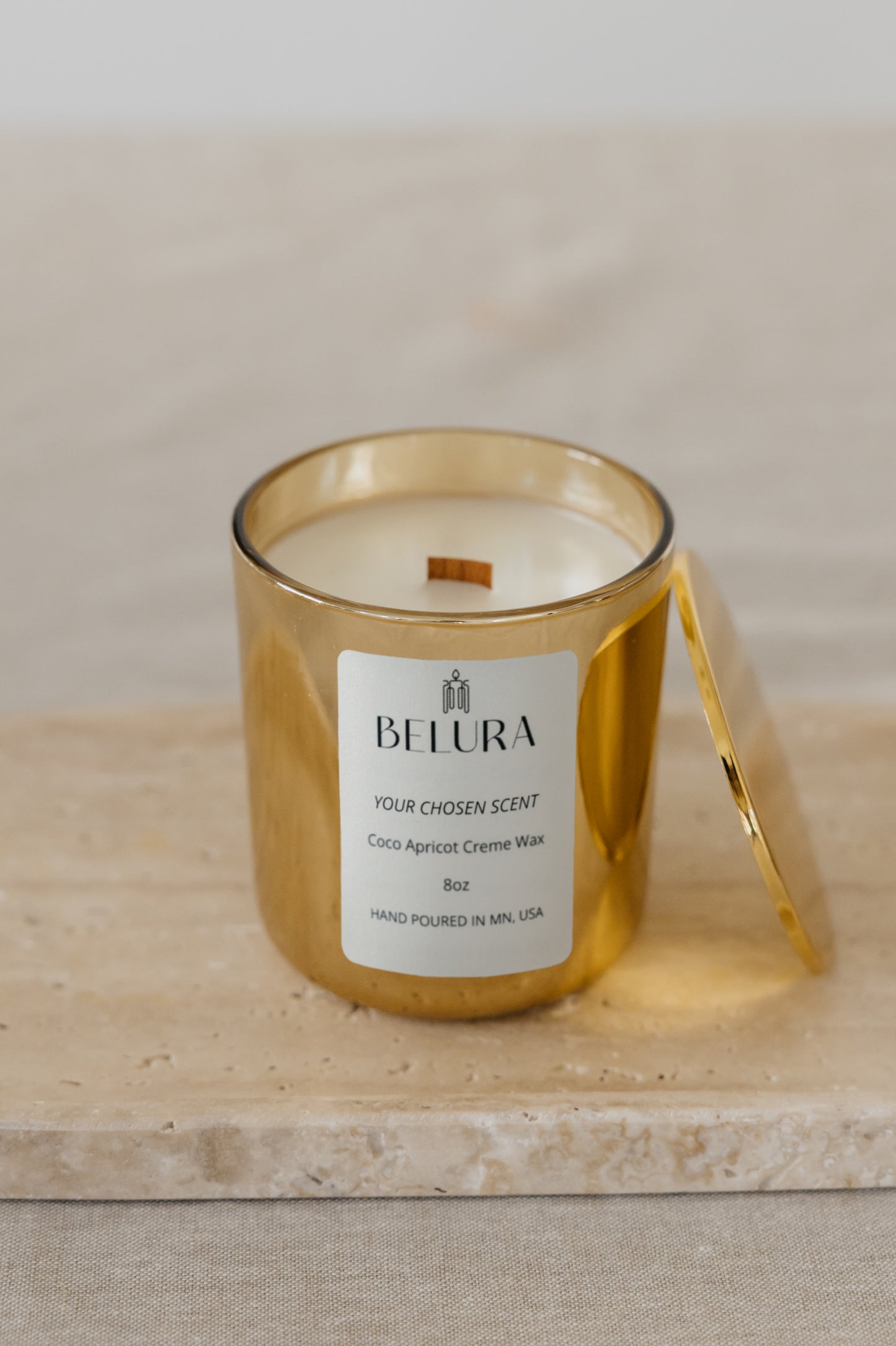 Coco Apricot Creme Wax Candle