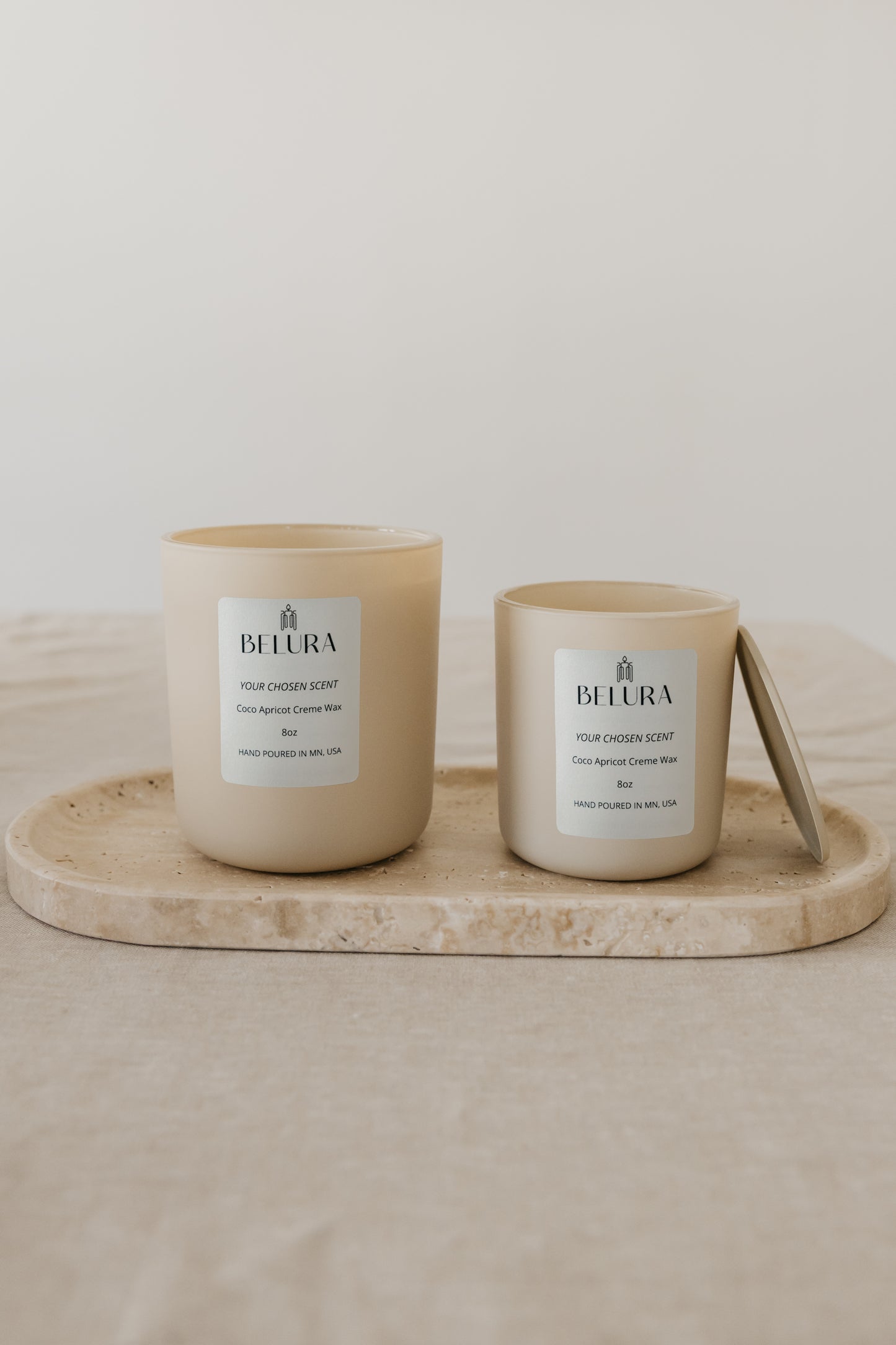 Matte Cream Jar Candles
