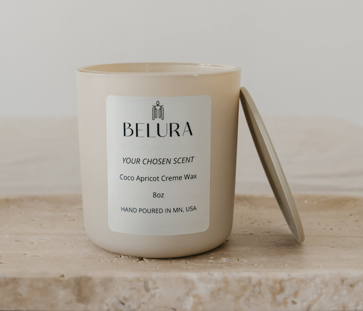 Matte Cream Jar Candle