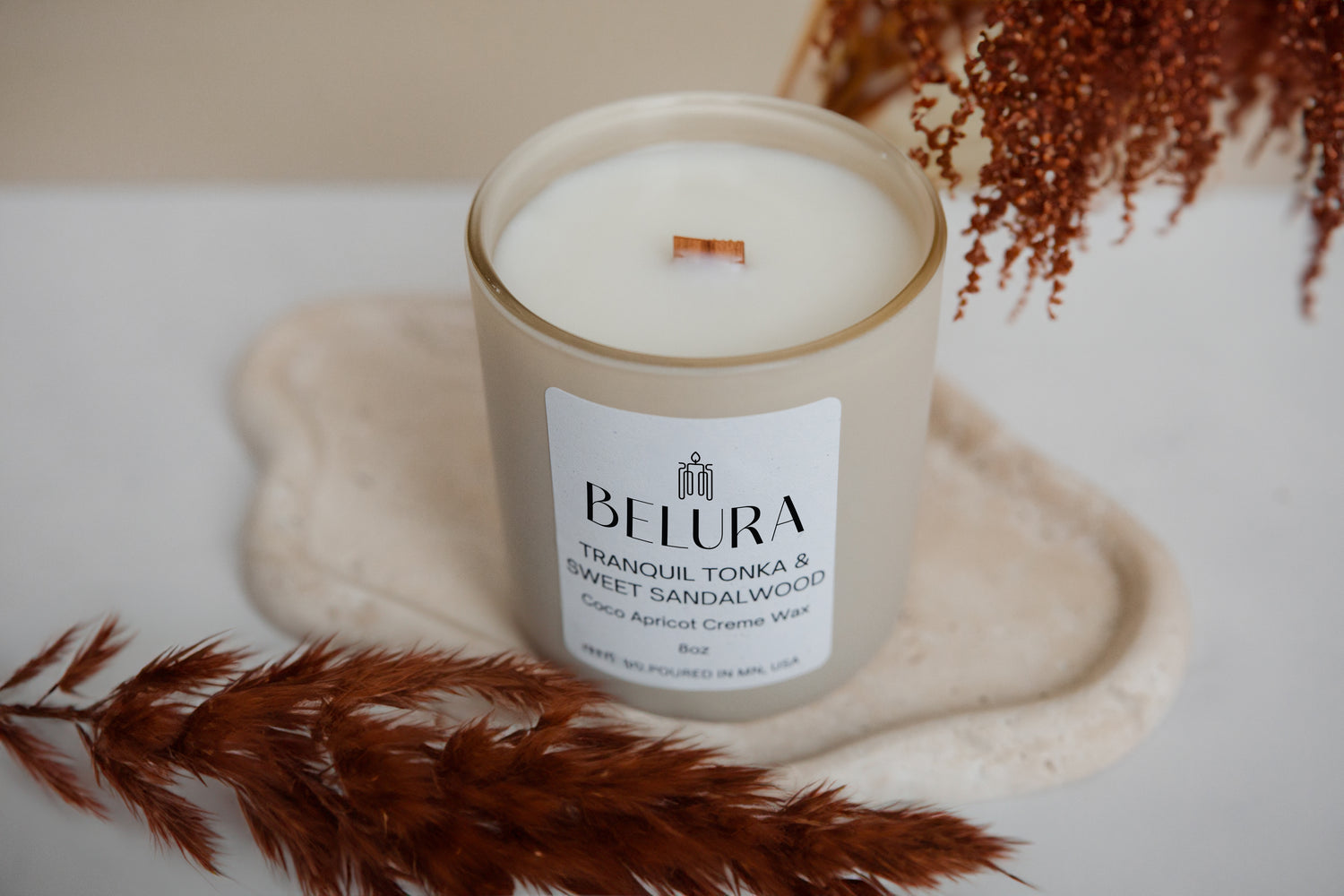 Tranquil Tonka & Sweet Sandalwood Candle