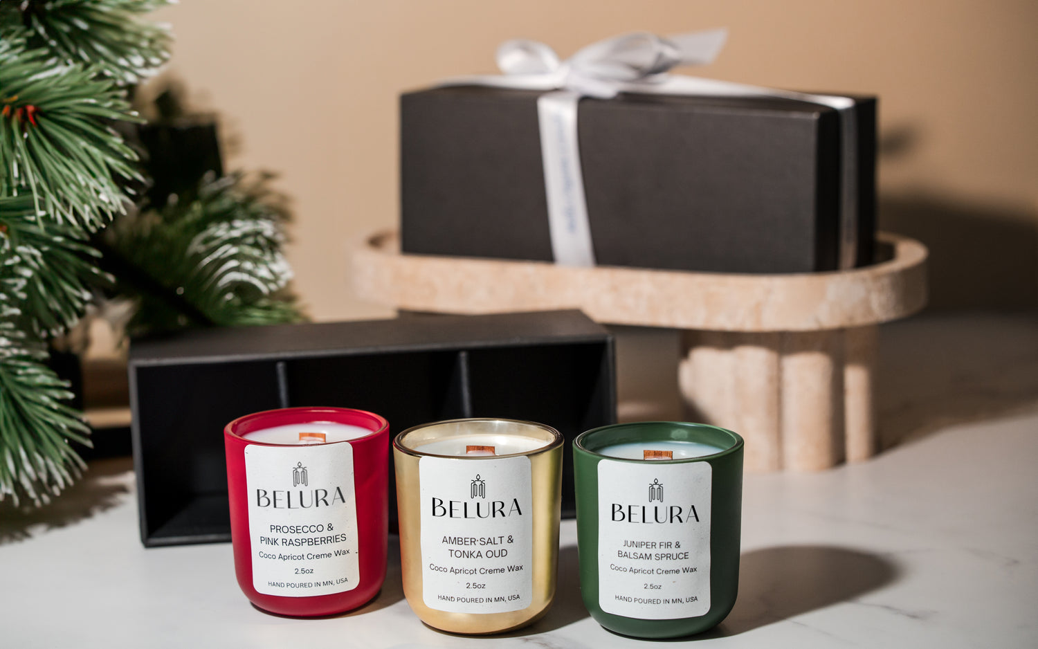 Christmas Candle Gift Set