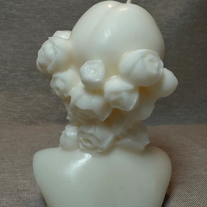 A Girl with Flowers on Her Hair