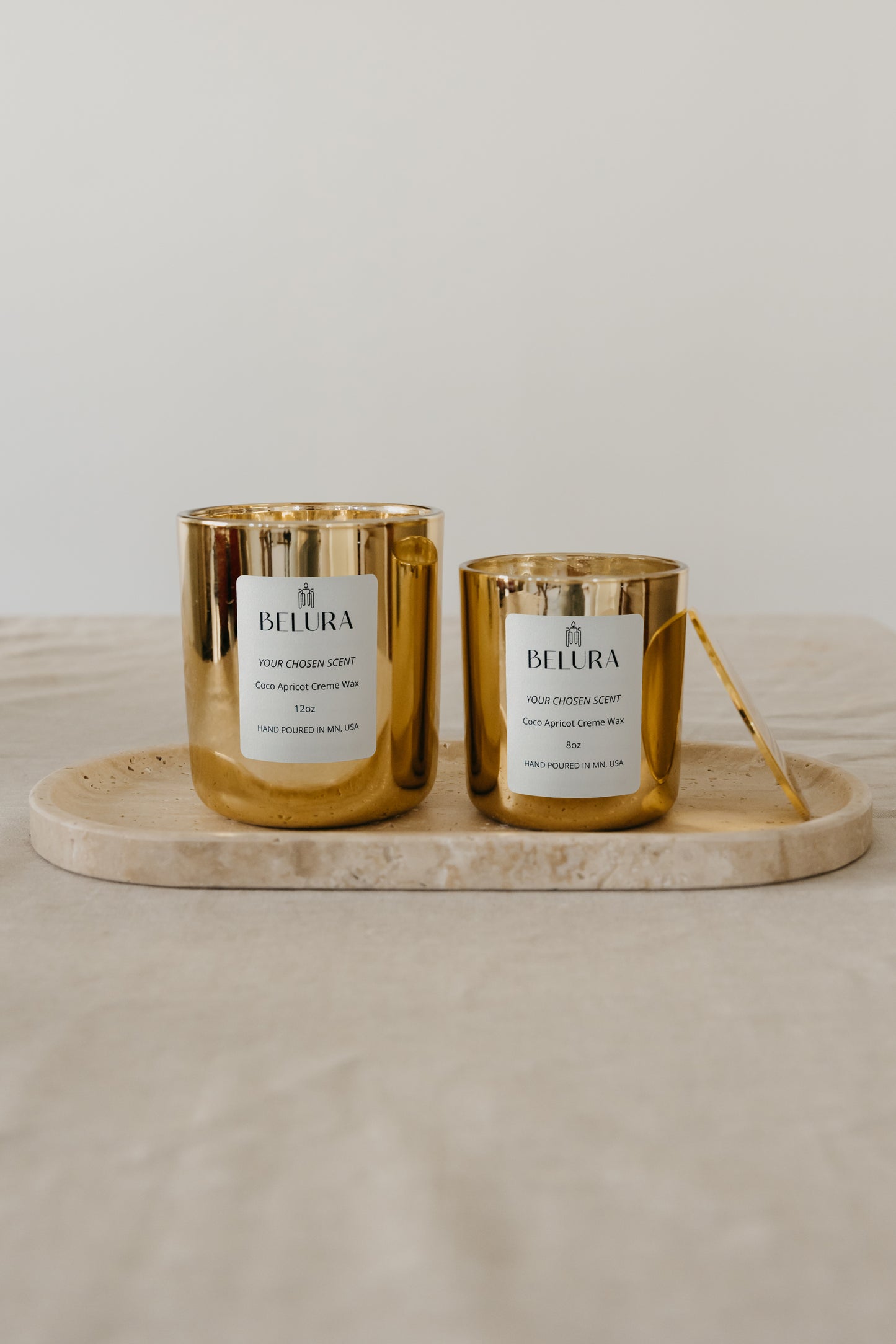 Lustrous Gold Jar Candle