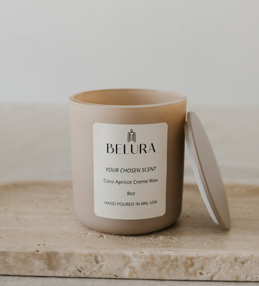 Matte Blush Jar Candle