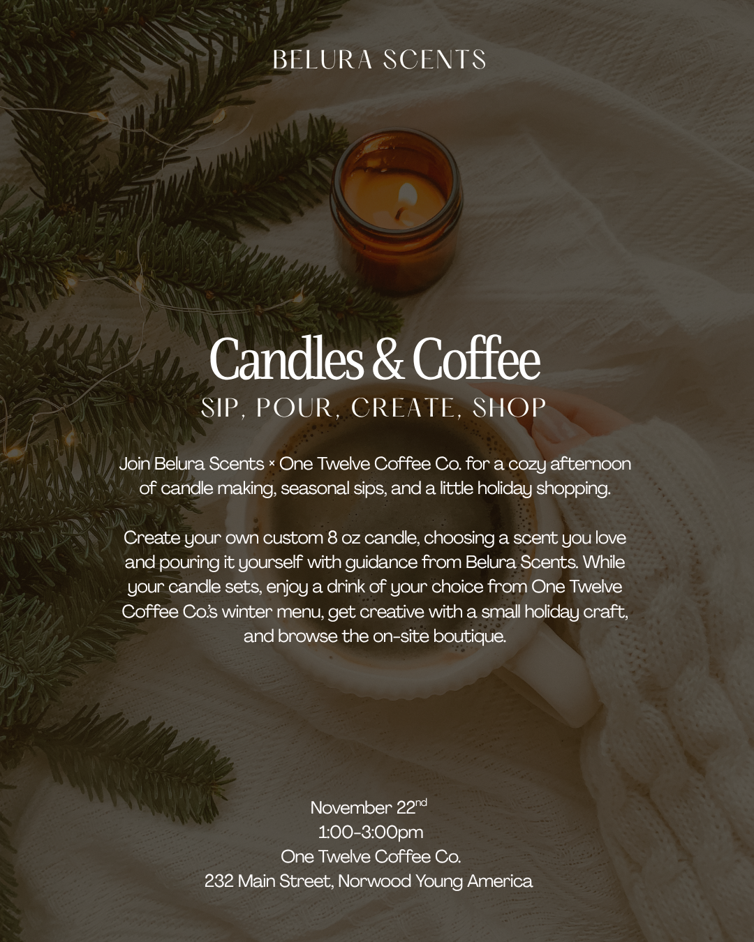Candle Making Workshop _ November 22nd, 1:00-3:00 PM